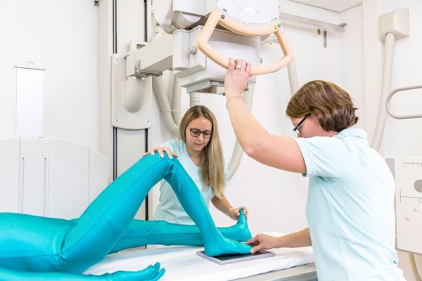 (7201) Radiographic Positioning Doll, Plastic Skeleton