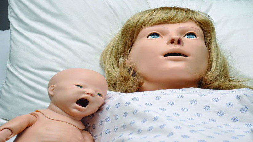 (S575.100) NOELLE WITH NEWBORN TORY  - ADVANCED MATERNAL AND NEONATAL CARE SIMULATION PACKAGE