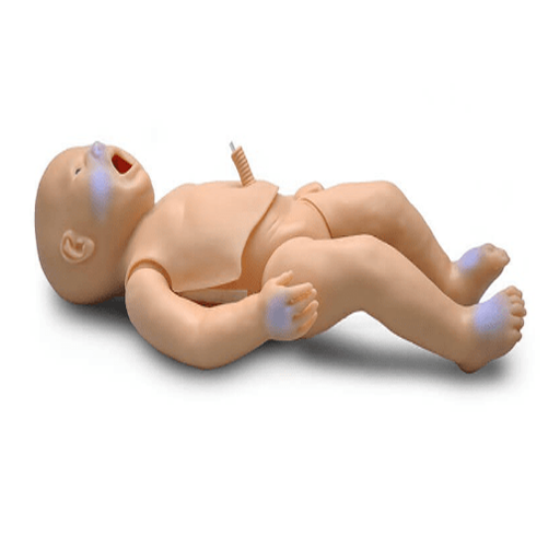 (S320.100) PEDI&reg; BLUE NEWBORN - NEWBORN CPR PATIENT SIMULATOR WITH SMARTSKIN&trade; AND OMNI 